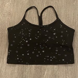 Beyond Yoga Tossed Star Slim Racerback Cropped Tank